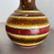 Jarrón Op Art multicolor de cerámica Fat Lava de Bay Ceramics, Germany. Juego de 2, Imagen 9