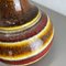 Jarrón Op Art multicolor de cerámica Fat Lava de Bay Ceramics, Germany. Juego de 2, Imagen 11