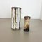 Ceramic Studio Pottery Tube Vase by Gerhard Liebenthron, Germany, 1970s, Set of 2 2