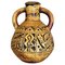 XXL Colorful Pottery Fat Lava Maya Tiki Vase from Jasba Ceramics, Germany, 1970s 1