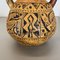 XXL Colorful Pottery Fat Lava Maya Tiki Vase from Jasba Ceramics, Germany, 1970s 5