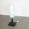 Vintage Hollywood Regency Marble Table Light with Opal Shade, Italy, 1950s 3