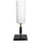 Vintage Hollywood Regency Marble Table Light with Opal Shade, Italy, 1950s 1