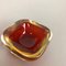 Red Murano Glass Sommerso Bowl or Ashtray, Italy, 1970s, Set of 2 7