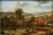 Dipinti di paesaggi, inizio XIX secolo, olio su tela, con cornice, set di 2, Immagine 8