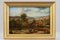 Pinturas de paisajes, principios del siglo XIX, óleo sobre lienzo, enmarcado, Juego de 2, Imagen 7