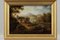 Landscape Paintings, Early 19th-Century, Oil on Canvas, Framed, Set of 2 2
