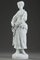 19th Century Biscuit Young Woman With Flowers Statuette 15