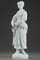 19th Century Biscuit Young Woman With Flowers Statuette, Image 15