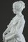 19th Century Biscuit Young Woman With Flowers Statuette 13