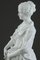 19th Century Biscuit Young Woman With Flowers Statuette, Image 13