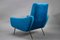 Blue Velvet Armchairs, Set of 2, Image 9