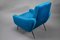 Blue Velvet Armchairs, Set of 2, Image 10