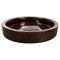 Mid-Century Italian Brown Porcelain Stoneware Ashtray by Mangiarotti Danese, 1970s, Image 1