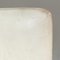 Sedie Mid-Century in pelle bianca e acciaio di Offredi per Saporiti, Italia, anni '70, set di 6, Immagine 12