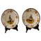 Piatti decorativi vintage di HB Quimper, set di 2, Immagine 1