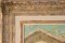 Palau Junca, Impressionistisches Gemälde mit Fluss und Chalets, Öl auf Leinwand, Gerahmt 12