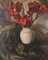 Luis Mutané, Still Life with Gladioli, Oil on Canvas, Framed 2