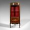 Tall Late 20th Century Vintage French Corner Vitrine Display Cabinet, 1970s, Image 1