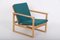 Model 2256 Armchair in Light Oak and Fabric by Børge Mogensen for Fredericia 3