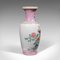Hohe Chinesische Vintage Art Deco Keramik Pfau Vase Baluster Urne 4
