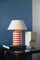 Small Red & Ivory Bolet Table Lamp by Eo Ipso Studio, Image 2