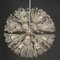 Large Snowball Silvered Ceiling Lamp by Emil Stejnar for Rupert Nikoll, 1950s 2