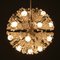 Large Snowball Silvered Ceiling Lamp by Emil Stejnar for Rupert Nikoll, 1950s, Image 4