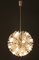 Große versilberte Snowball Deckenlampe von Emil Stejnar für Rupert Nikoll, 1950er 3