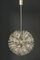 Große versilberte Snowball Deckenlampe von Emil Stejnar für Rupert Nikoll, 1950er 1