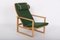 Modell 2254 Armlehnstuhl aus heller Eiche und Stoff von Børge Mogensen für Fredericia 4