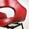 Mid-Century Italian Red Desk Office Chair, 1960s 8