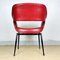 Mid-Century Italian Red Desk Office Chair, 1960s 4