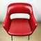 Mid-Century Italian Red Desk Office Chair, 1960s 9