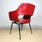 Mid-Century Italian Red Desk Office Chair, 1960s 2