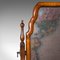 Antiker englischer viktorianischer Spiegel aus Nussholz im Stil von Queen Anne Taste, 1880er 8