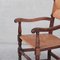 Mid-Century French Oak and Rush Armchairs, Set of 2 12