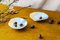 Indulge Nº5 Small Iridescent Handmade Porcelain Plates by Sarah-Linda Forrer, Set of 4 5