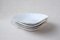 Indulge Nº5 Small White Handmade Porcelain Plates with 24-Carat Golden Rim by Sarah-Linda Forrer, Set of 4, Image 4