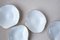 Indulge Nº5 Small White Handmade Porcelain Plates with 24-Carat Golden Rim by Sarah-Linda Forrer, Set of 4 2