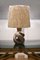 Lamp with Stone Base and Twine Lampshade 1