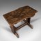 Antique English Georgian Oak Tavern Occasional Side Table with Live Edge 6