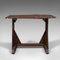 Antique English Georgian Oak Tavern Occasional Side Table with Live Edge, Image 2