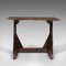 Antique English Georgian Oak Tavern Occasional Side Table with Live Edge 5