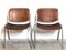 Italian DSC 106 Desk Chairs by Giancarlo H / Jiancreen for Castelli / Anonymes, 1960s, Set of 2 8