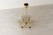Vintage Scandinavian Brass Chandelier by Carl Fagerlund for Orrefors, 1960s, Image 19