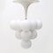 Chandelier with 10 Opal Glass Spheres, 1960s, Image 2