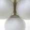 Chandelier with 10 Opal Glass Spheres, 1960s 10