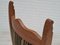 Juego de sillas de comedor danesas de roble con respaldo alto, años 60, Imagen 7