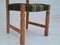 Danish Design Oak Wood Set of High Back Dining Chairs in the Style of Henning Kjærnulf, 1960s, Set of 6, Image 9
